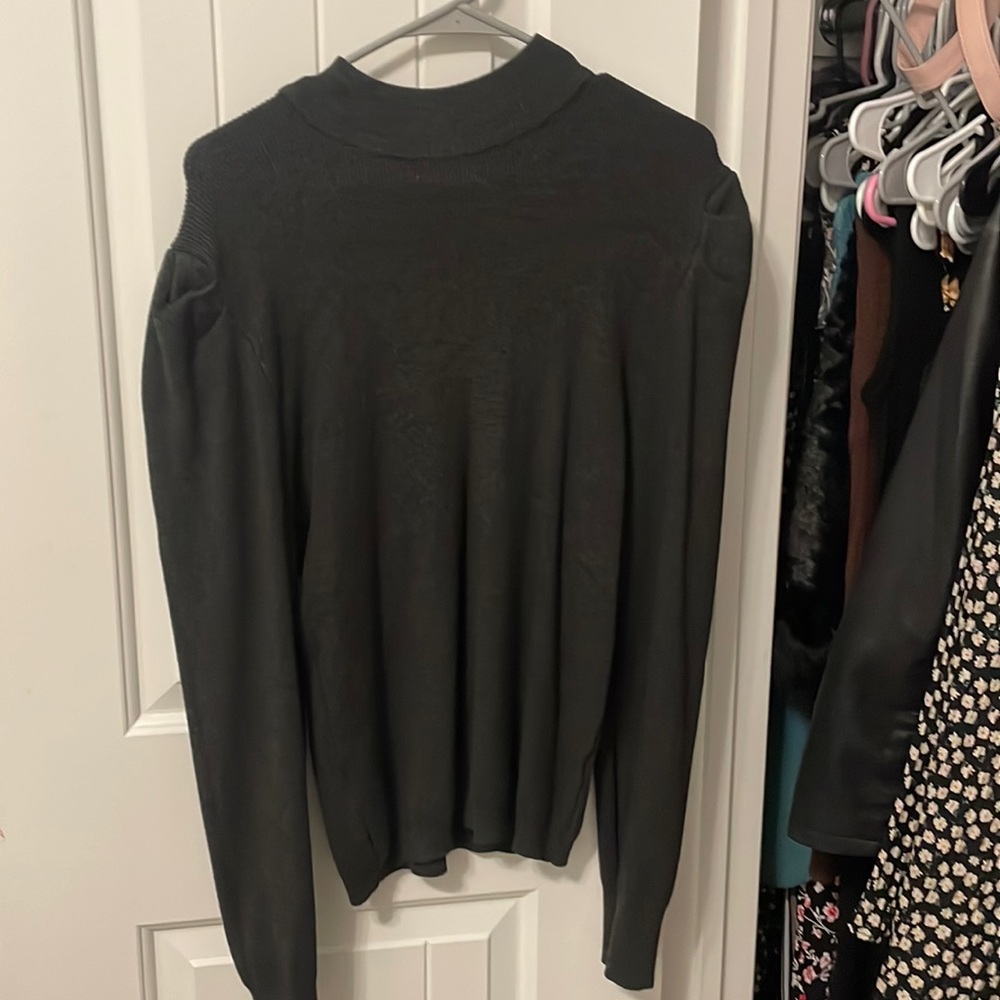 Dark gray thick sweater
